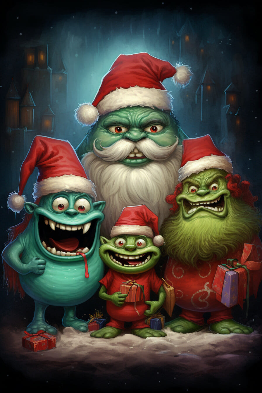 Christmas in July monsters