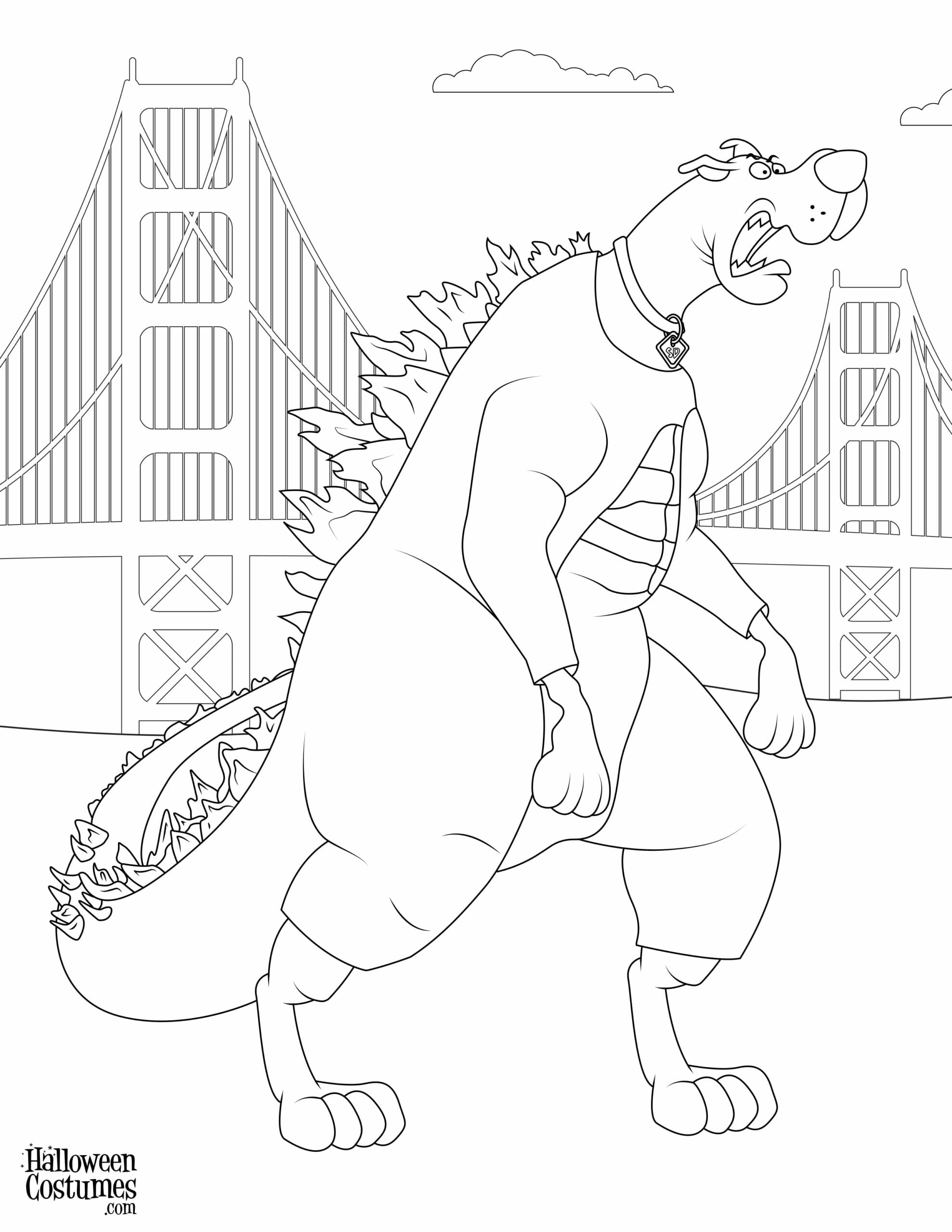 Godzilla Scooby-Doo