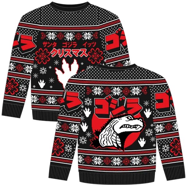 Godzilla Christmas Sweater