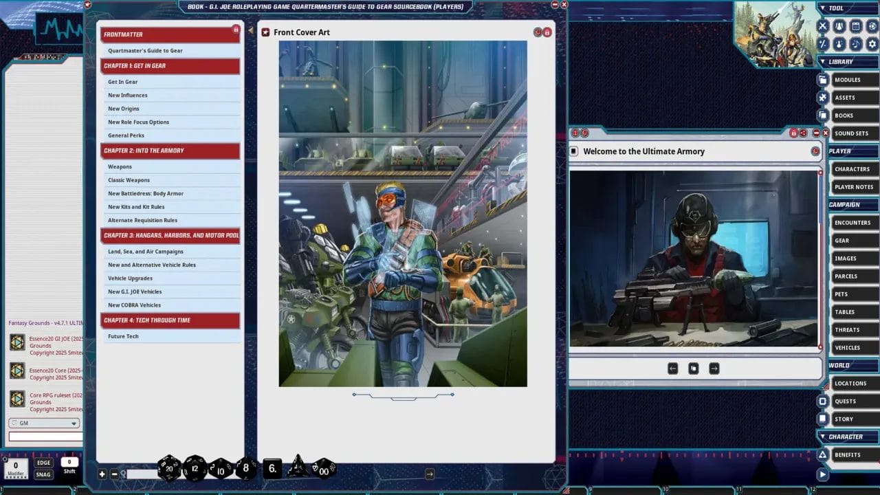 G.I. Joe Roleplaying Game Quartermaster's Guide to Gear Sourcebook