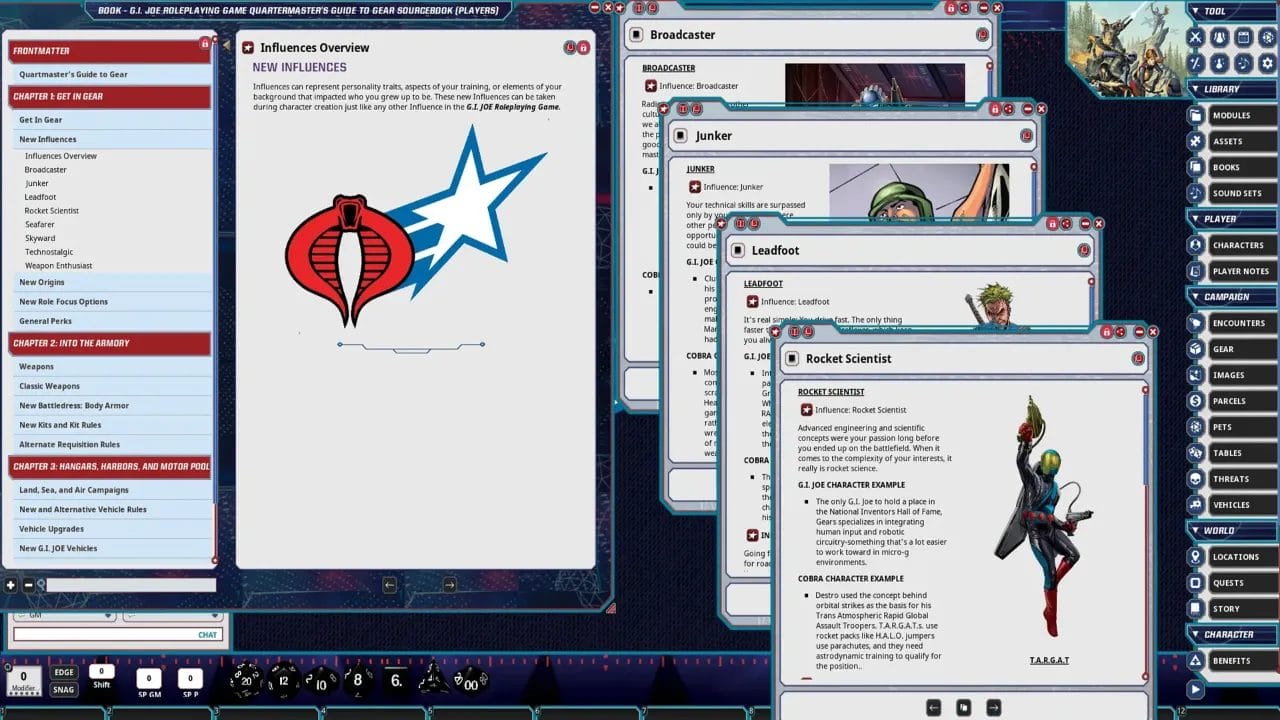 G.I. Joe Roleplaying Game Quartermaster's Guide to Gear Sourcebook