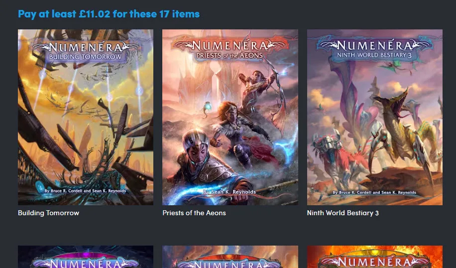 Numenera RPG Collection