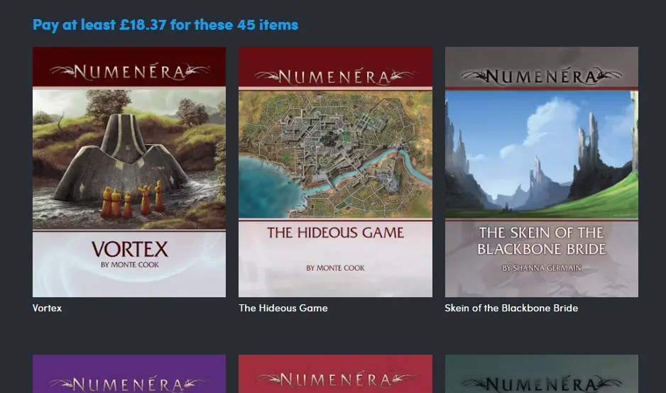 Numenera RPG Collection