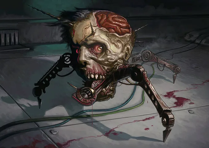 Monster head alien