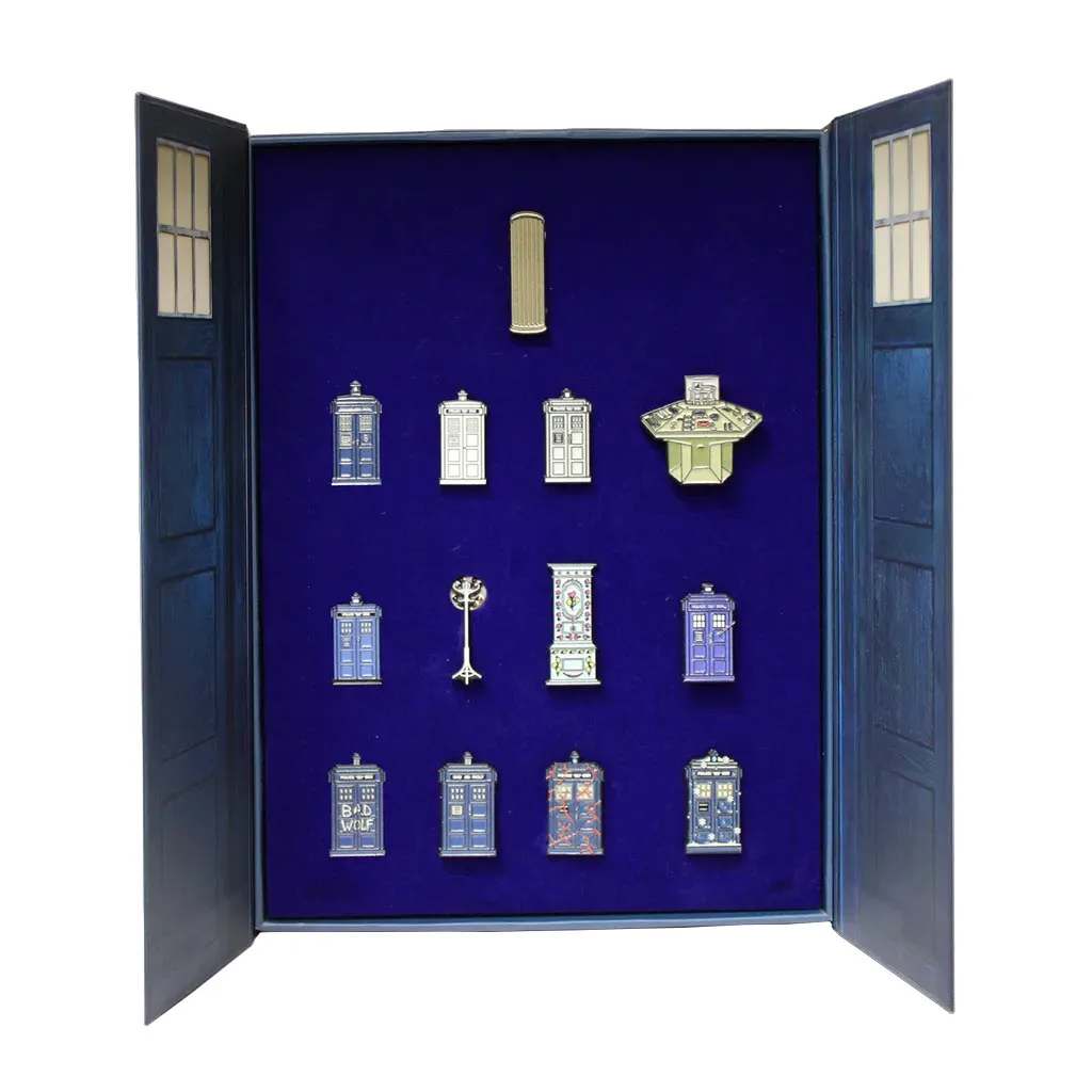 Dr Who pin badge set