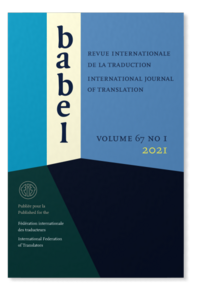 Babel Revue internationale de la traduction / International Journal of Translation / Revista Internacional de Traducción
