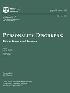 Personality Disorders Theory Research and Treatment