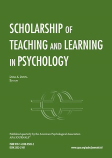 Scholarship of Teaching and Learning in Psychology