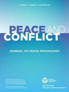 Peace and Conflict Journal of Peace Psychology