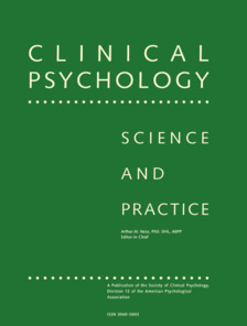 Clinical Psychology Science and Practice