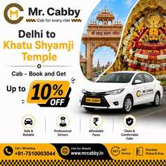 Book Affordable Delhi to Khatu Shyam  Taxi Online From MrCabby's profile picture