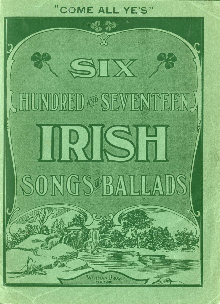 Six hundred and seventeen Irish songs and ballads - cover