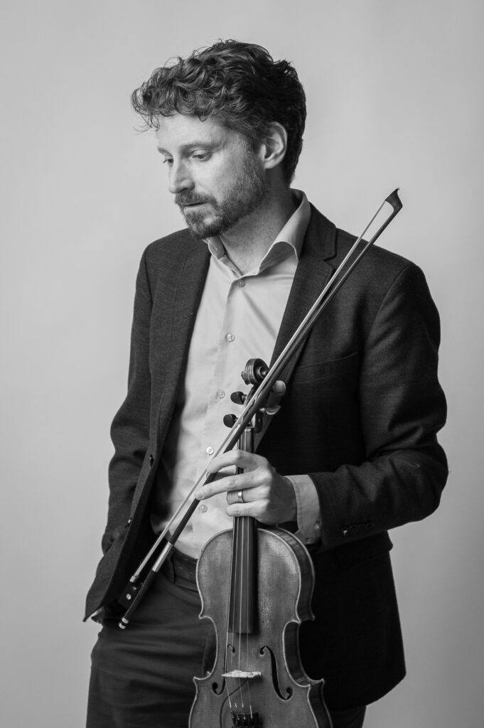 Danny diamond holding fiddle