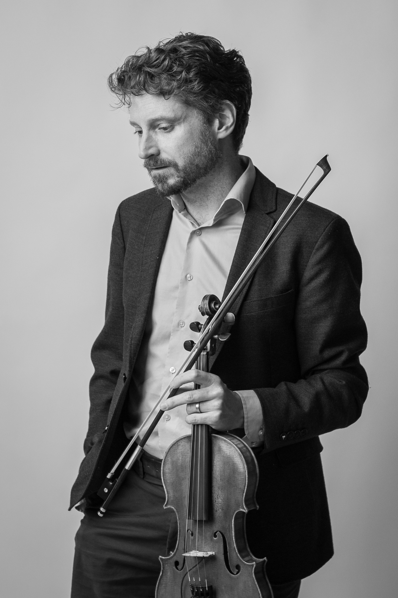 Danny diamond holding fiddle
