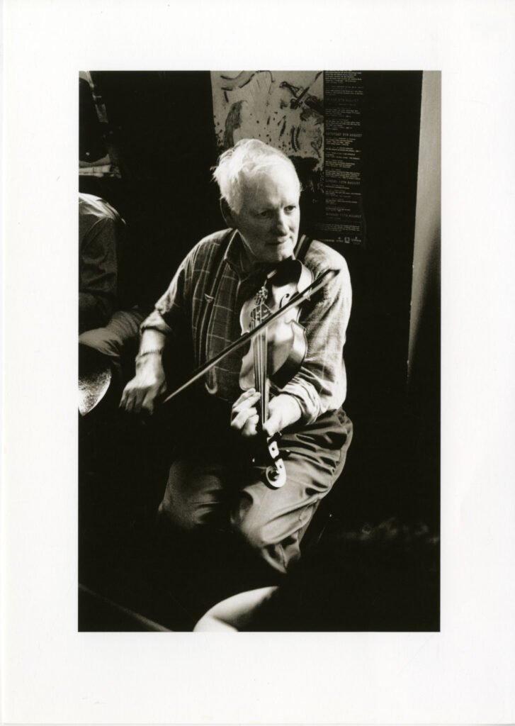 Paddy Cronin playing fiddle