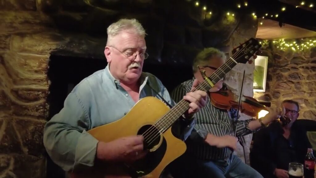 Brian Gaffney playing guitar
