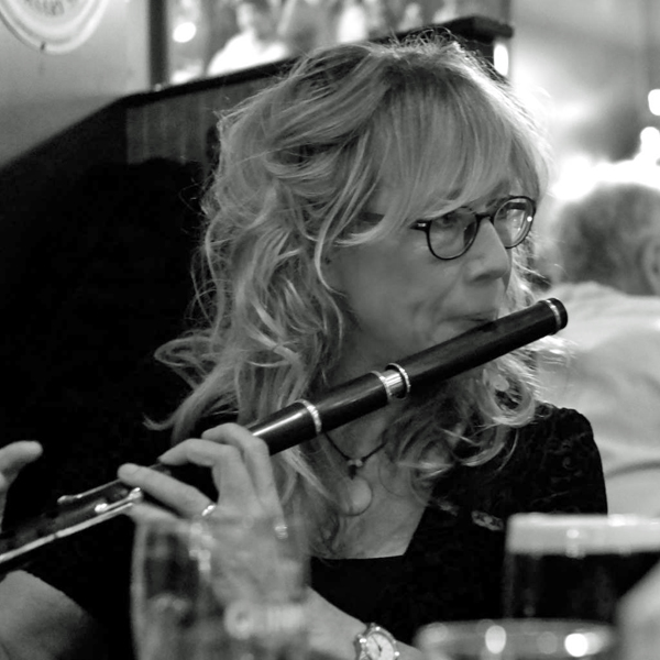 Tina Eck playing flute