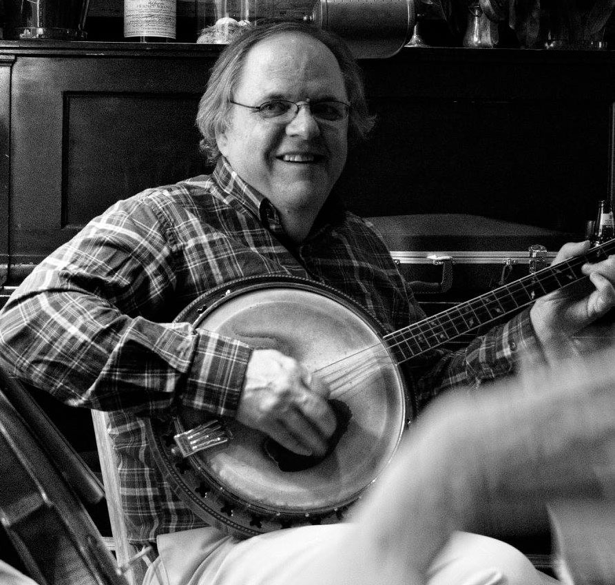 Mark Bickford playing banjo