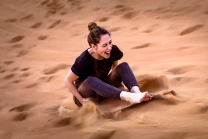 Abu Dhabi: Desert Safari with BBQ, Camel Ride & Sandboarding