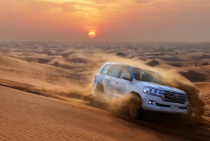 Abu Dhabi: Desert Safari with BBQ, Camel Ride & Sandboarding