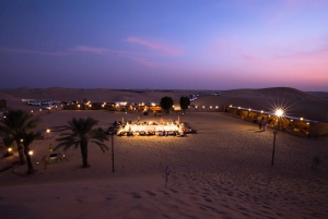 Abu Dhabi: Desert Safari with BBQ, Camel Ride & Sandboarding
