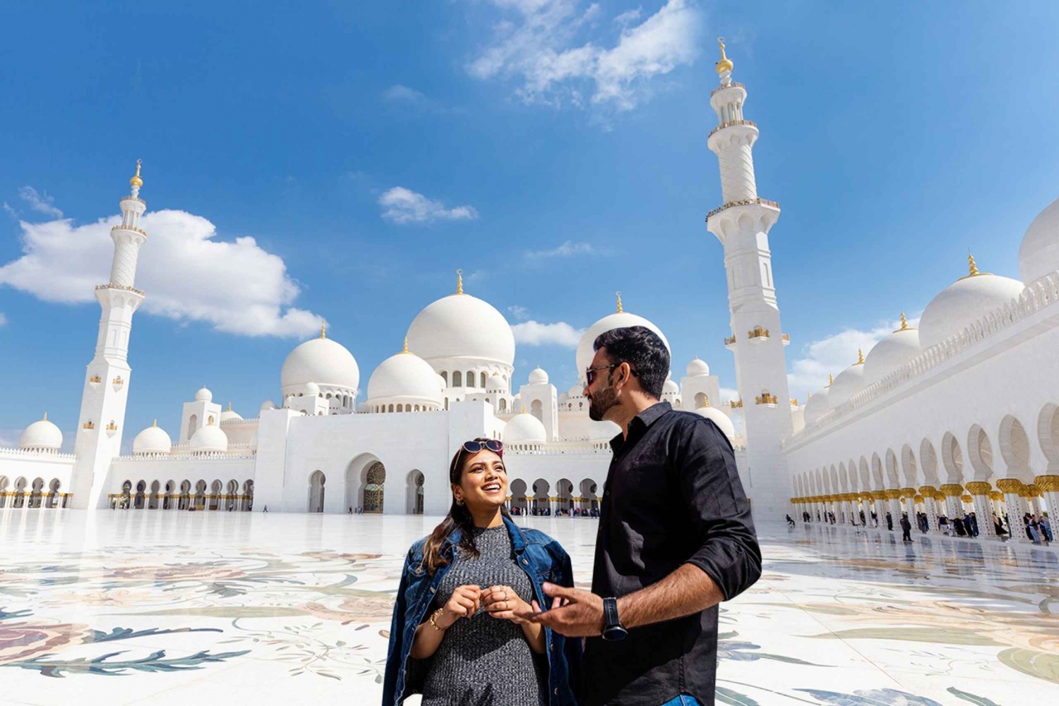 Abu Dhabi: Visita a la Gran Mezquita y Qasr Al Watan