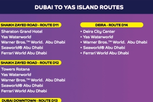 Абу-Даби: входной билет в Yas Waterworld с бесплатным трансфером