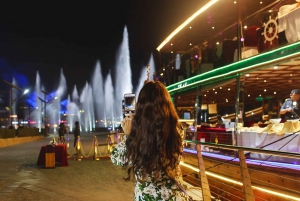 Dubai: Luxury Canal Dinner Cruise with Optional Transfers