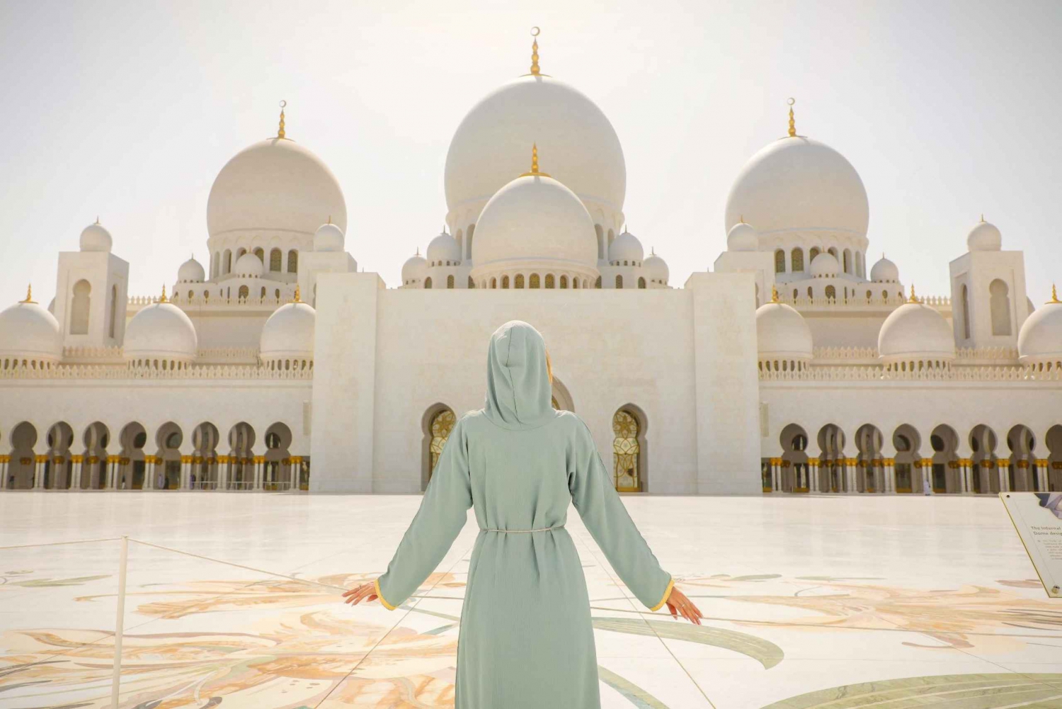 Dubai: Abu Dhabi Grand Mosque, Palast und Heritage Village