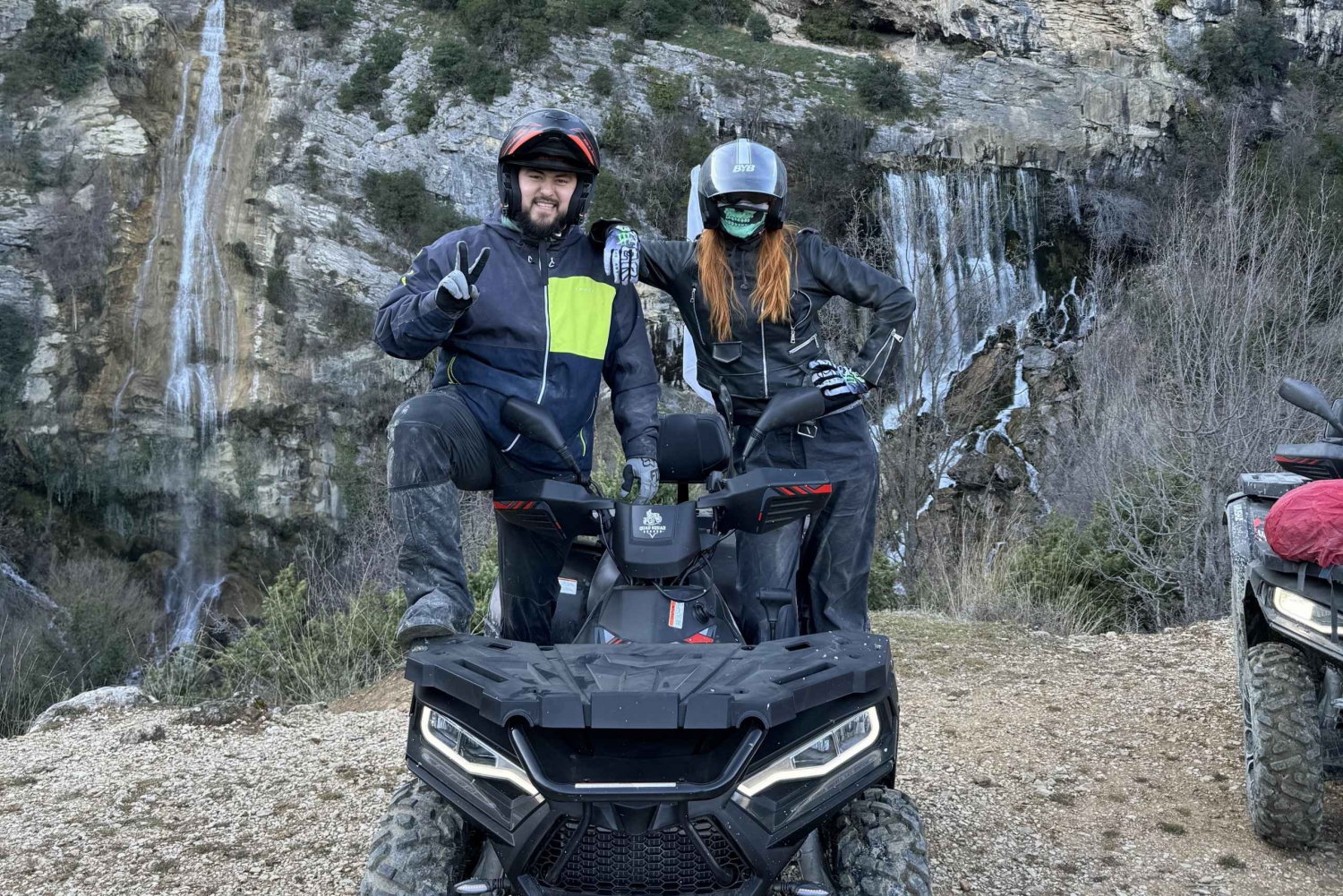 Tirana, Durres-Cape Of Rodon: ATV-firkjøring med hjelm