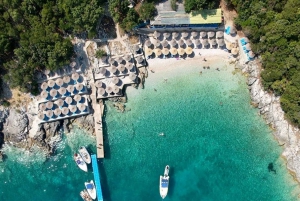 Vlorë: Viagem de barco rápido para a Península de Karaburun
