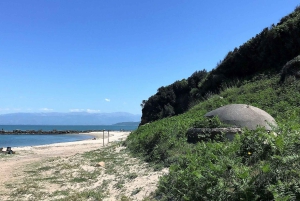 Kaap Rodon: kasteel, klooster en stranddag vanuit Tirana