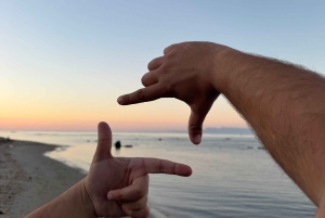 Kaap Rodon: kasteel, klooster en stranddag vanuit Tirana