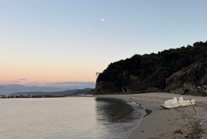 Kaap Rodon: kasteel, klooster en stranddag vanuit Tirana