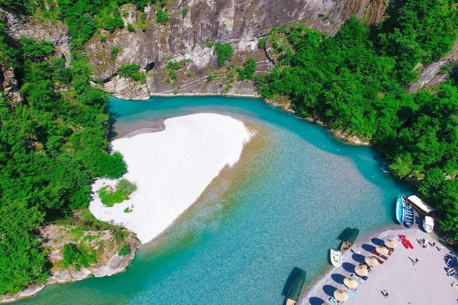 Tirana/Durres/Shkodra: Båttur på Shala-floden och Koman-sjön