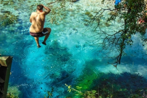 From Sarandë: The Blue Eye and Lekuresi Castle