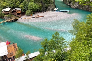 Från Shkodra Center: Shala-flodkryssning – buss- och båttur