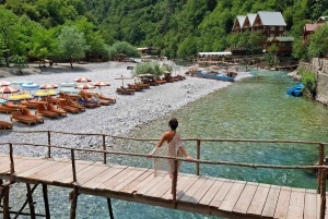 Från Shkodra Center: Shala-flodkryssning – buss- och båttur