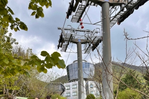 Tiranasta: Dajti-vuori, köysiratalippu ja kuljetus