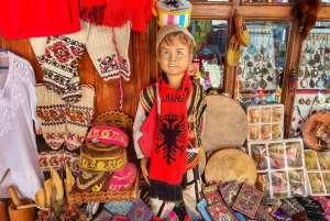 From Tirana: Kruja Castle, Old Bazaar & Sari Salltik Tour