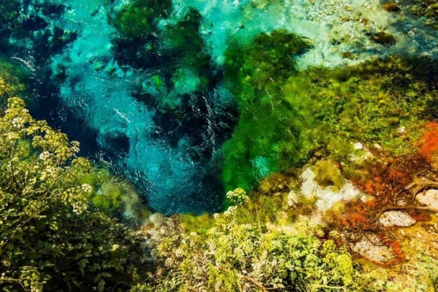 Sarandë: Kiertue Gjirokasterissa, Sininen silmä ja Lekursin linna