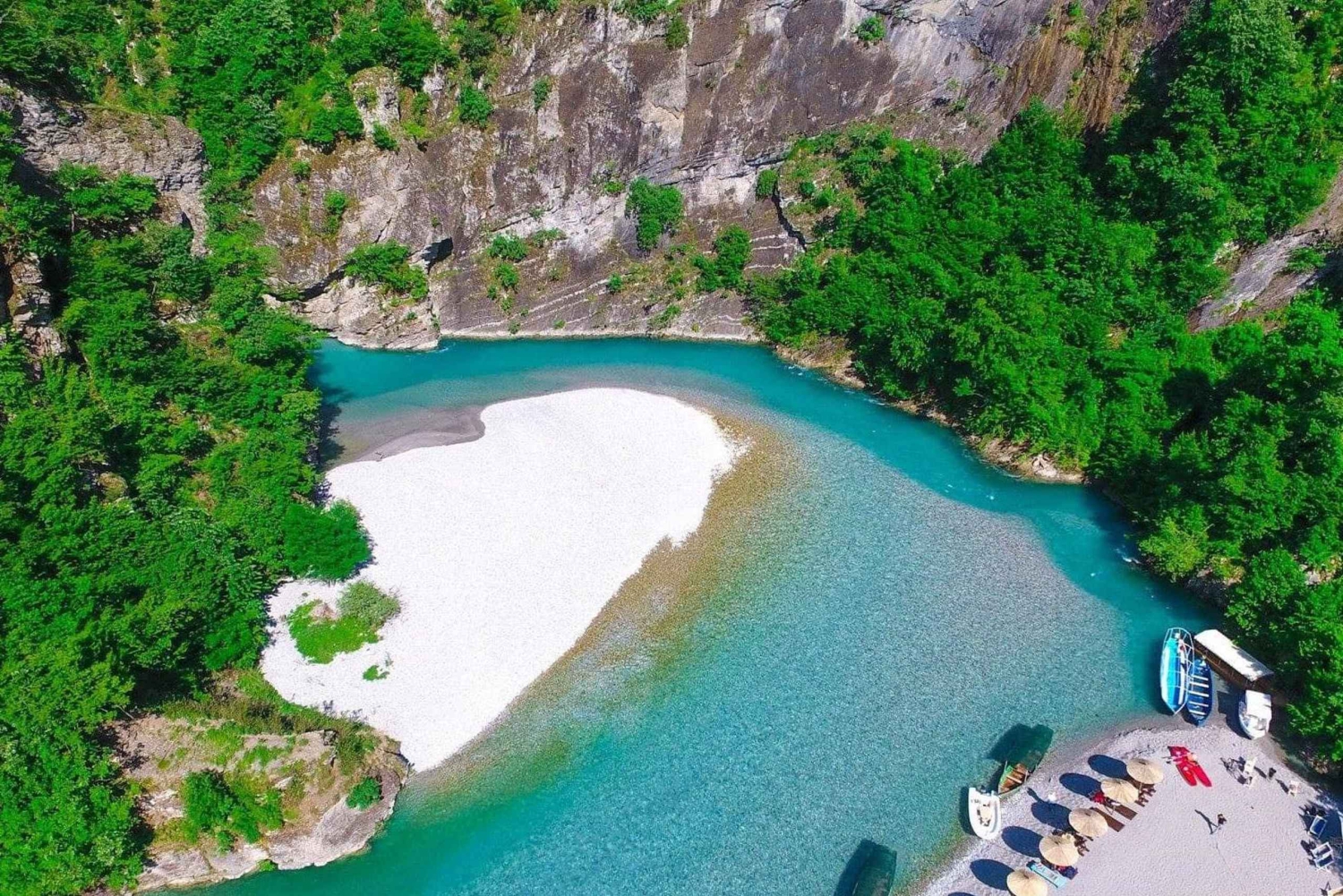 Koman Lake and Shala River