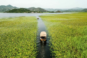 Rejs wycieczkowy z przewodnikiem po Parku Narodowym Jeziora Szkoderskiego drewnianą łodzią