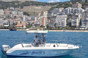 Saranda: rejs łodzią z 6 przystankami + darmowy drink i snorkeling