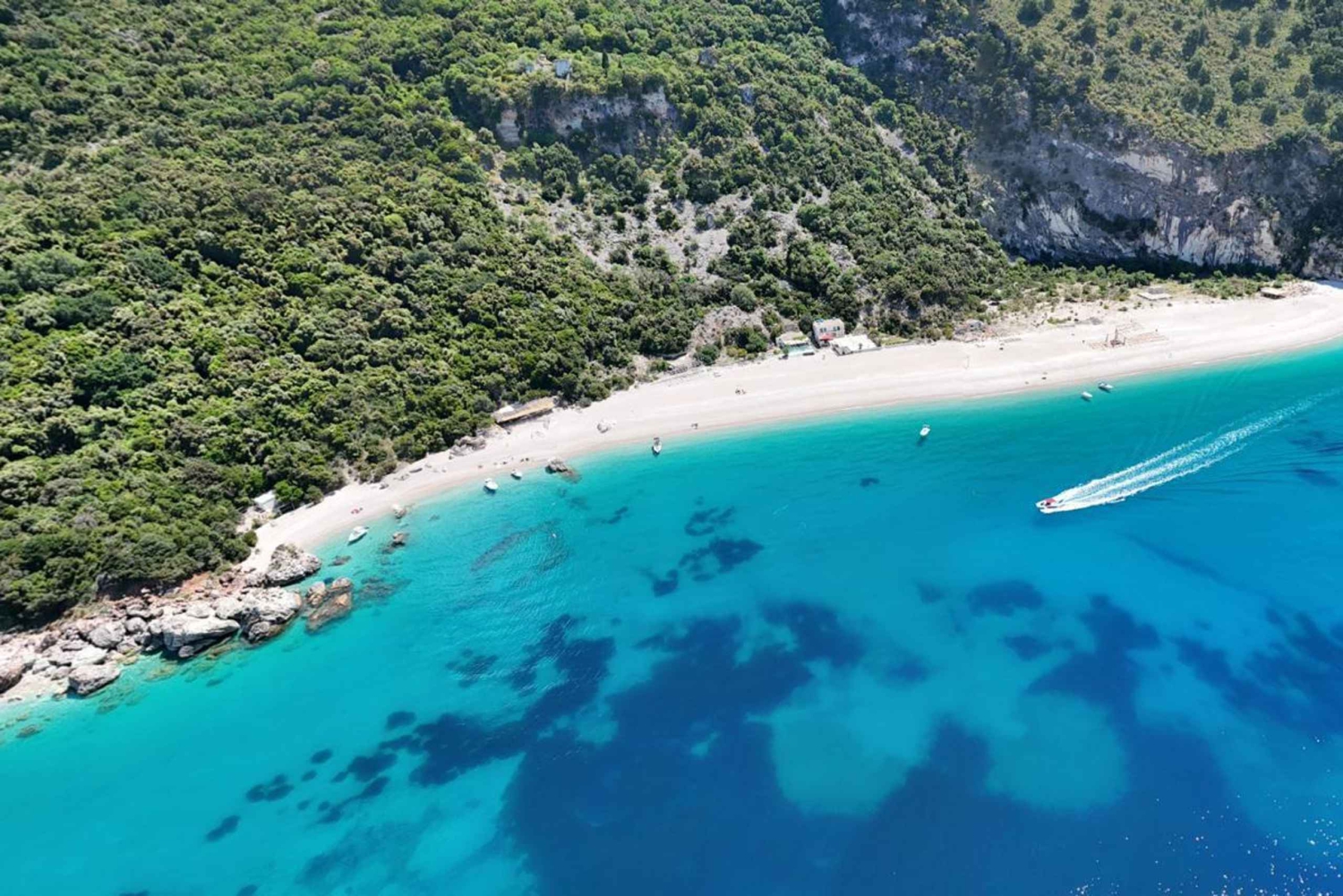 Sarandë: fisketur til Ksamil eller Krorez med stopp