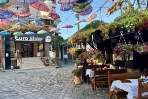 ティラナ発：エルバサン要塞、リン村、オフリド湖ツアー