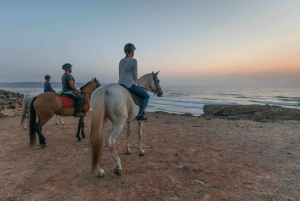 Algarve: Hästridning strandtur vid solnedgång eller morgon