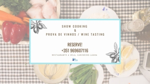 Showcooking Wine Tasting at Restaurante A Vela Carvoeiro