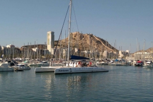 Alicante: Crucero de 3 horas en catamarán por la costa