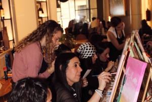 Аликанте: Арт-вечеринка - рисуйте, пейте и веселитесь